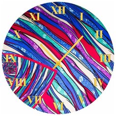 SvS Настенные часы SvS 3002661 Мазки художника СВС