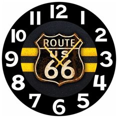 SvS Настенные часы SvS 3002382 Route US 66 СВС