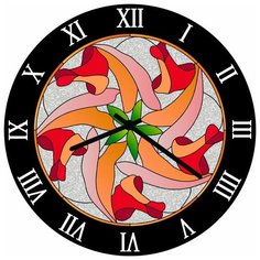 SvS Настенные часы SvS 4002816 Необычный узор СВС