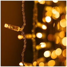 Светодиодная гирлянда ARD-CURTAIN-CLASSIC-2000x3000-CLEAR-760LED Yellow (230V, 60W) (Ardecoled, IP65) Arlight