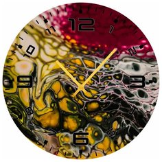 SvS Настенные часы SvS 3002662 Разноцветные краски СВС