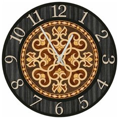 SvS Настенные часы SvS 3502883 Модный узор СВС