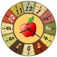 SvS Настенные часы SvS 3002314 Яблоко СВС