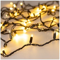 Светодиодная гирлянда ARD-STRING-CLASSIC-1000-BLACK-100LED-PULSE Warm (230V, 7W) (Ardecoled, IP65) Arlight