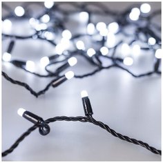 Светодиодная гирлянда ARD-STRING-CLASSIC-10000-BLACK-100LED-MILK-STD White (230V, 7W) (Ardecoled, IP65) Arlight