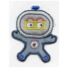 Термоаппликация HKM Робот, 1 шт 6 х 4,5 см