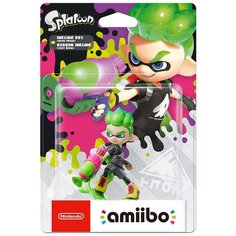 Splatoon: Интерактивная фигурка amiibo – Инклинг-мальчик (неоново зеленый) Nintendo