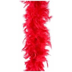 Гирлянда БОА из перьев, 184 см, цвет: красный, Kaemingk 729756