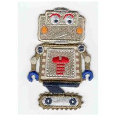 Термоаппликация HKM Робот, 1 шт 7 х 4 см