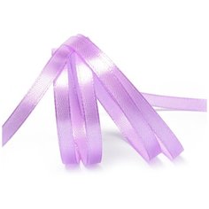 Лента атласная 1/4 (6мм) цв.3114 фиолетовый IDEAL уп.27,4 м