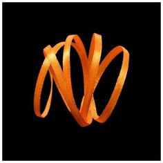 Лента атласная 1/8 (3мм) цв.3020 ярк.оранжевый IDEAL уп.100 м