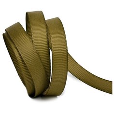 Лента Ideal репсовая в рубчик шир.10мм цв. 569 хаки уп.27,42м