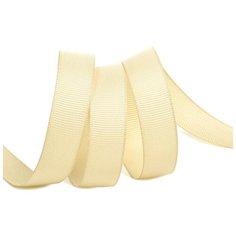 Лента Ideal репсовая в рубчик шир.15мм цв. 815 кремовый уп.27,42м