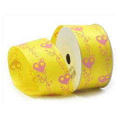 ZX-14.4 цв.15 Лента репсовая с рисунком TBY.ЛРР.ZX-14.4 шир.4см цв.15 уп.9,14 м Ideal