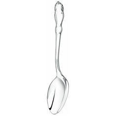 "Ложка чайная Кольчугинский мельхиор ""Лира"" посеребренная, 6 шт"