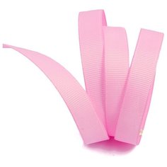 Лента Ideal репсовая в рубчик шир.12мм цв. 148 (034) холод.розовый уп.27,42м