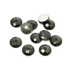 Стразы IDEAL термоклеевые Epoxy арт .HTF-9.10 10 мм цв.черный уп.25шт