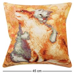 Подушка гобеленовая Зайчики 45х45 ANG-697/1 113-503664 Artangels