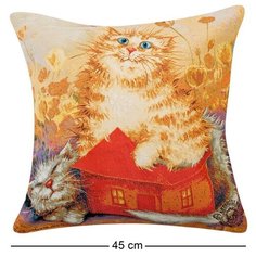 Подушка гобеленовая В домике 45х45 ANG-698/1 113-503666 Artangels