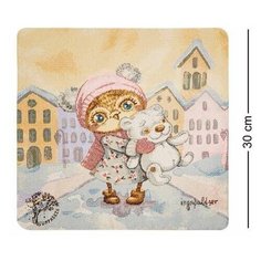 Наволочка гобеленовая Снежный город 30х30 SZ-551 113-504609 Sunpreeze