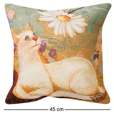 Подушка гобеленовая Настоящая красота 45х45 ANG-820/1 113-503881 Artangels