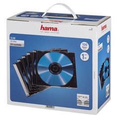 Коробка для хранения CD HAMA H-51270, для 100шт (00051270) - , полистирол