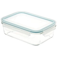 Контейнер с крышкой/для еды/для продуктов/для хранения/для холодильника/для микроволновки/жаропрочное стекло/1000МЛ,прозрачный Vetta