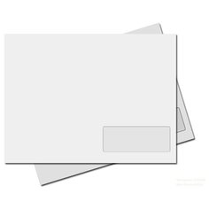 Конверт С4 229х324 мм белый с окном 45х90 мм (50 шт в упаковке) Курт