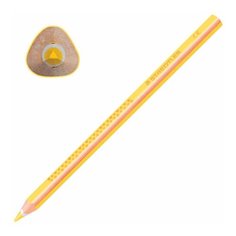 Карандаш цветной утолщенный STAEDTLER "Noris club", 1 шт., трехгранный, грифель 4 мм, желтый, 1284-1