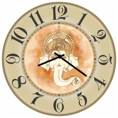 SvS Настенные часы SvS 3002753 Богиня слон СВС