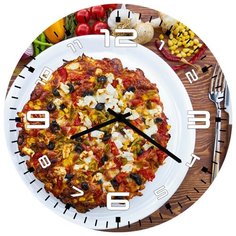 SvS Настенные часы SvS 3501737 Kitchen Вкусный обед СВС