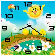 SvS Настенные часы SvS 3002649 Солнышко и жизнь СВС