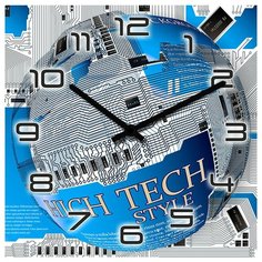 SvS Настенные часы SvS 4001565 Цифровой мир СВС