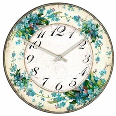 SvS Настенные часы SvS 4001105 Flowers Цветы СВС