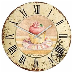 SvS Настенные часы SvS 3001109 Kitchen Пирожное СВС