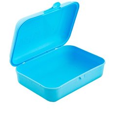 Контейнер/Бутербродница/для бутербродов/для фруктов/для печенья/в школу/190х135х65мм, голубой Vetta