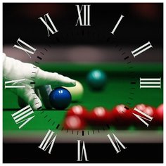 SvS Настенные часы SvS 3501622 Игра в бильярд СВС