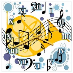 SvS Настенные часы SvS 4001587 Творческие ноты СВС