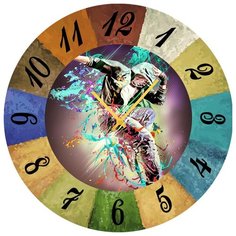 SvS Настенные часы SvS 3502119 Танцует в красках СВС
