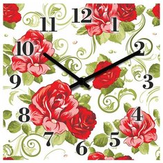 SvS Настенные часы SvS 4001566 Lavender СВС