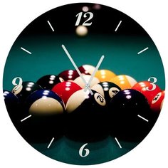 SvS Настенные часы SvS 3001825 Бильярд СВС