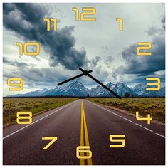 SvS Настенные часы SvS 4001818 Дорога к горам СВС