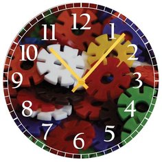 SvS Настенные часы SvS 4001219 Kids Шестеренки СВС