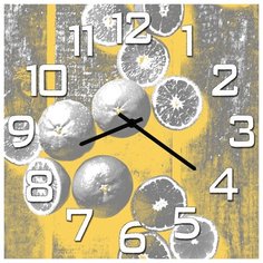 SvS Настенные часы SvS 3001664 Kitchen Апельсины абстракция СВС