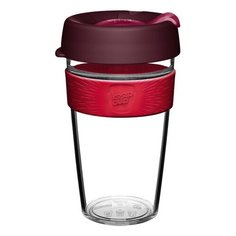 Кружка с крышкой Original L 454 мл для кофе с собой многоразовая, clear kangaroo raw Keep Cup