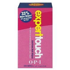 Безворсовые салфетки OPI experttouch nail wipes для удаления лака с ногтей , 250 шт