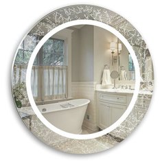 Зеркало MIXLINE "Лаго" D770 сенсорный выключатель, светодиодная подсветка