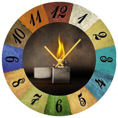 SvS Настенные часы SvS 4002125 Пламя СВС