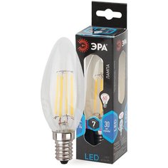 F-LED B35-7W-840-E14 ЭРА (филамент, свеча, 7Вт, нейтр, E14) (10/100/4000) Б0027943 (упаковка 10 шт) ERA