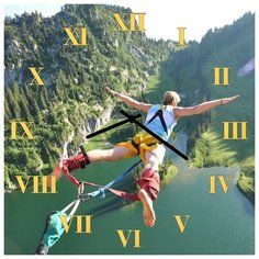 SvS Настенные часы SvS 3002069 Бейсджампер СВС